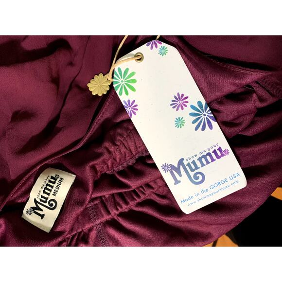 NWT Show Me Your Mumu Caitlin Ruffle Maxi Dress SIZE M - Picture 12 of 14